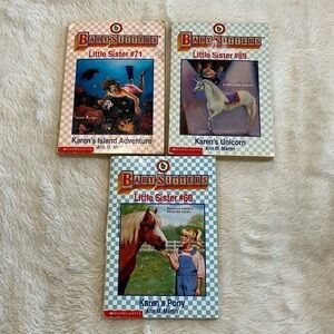 3 Babysitters Little Sister Chapter Paperback Books